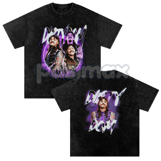 Dominik Mysterio "Dirty Dom" Vintage T-Shirt – WWE The Judgment Day Retro Graphic Tee-Pasimax