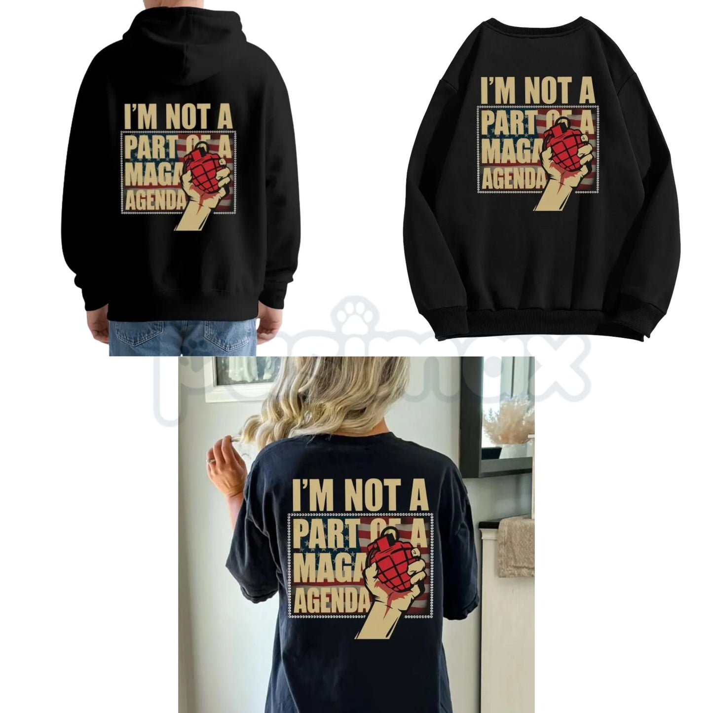 Don't Wanna Be An American Idiot Shirt – Anti-MAGA Agenda Hoodie & Punk Rock Political Sweatshirt-Pasimax