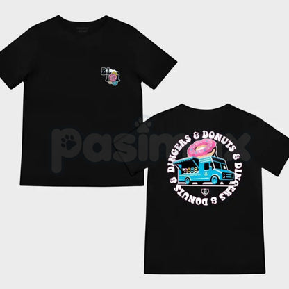 Donut Truck Graphic T-Shirt – Funny Bakery Food Truck Enthusiast Tee-Pasimax
