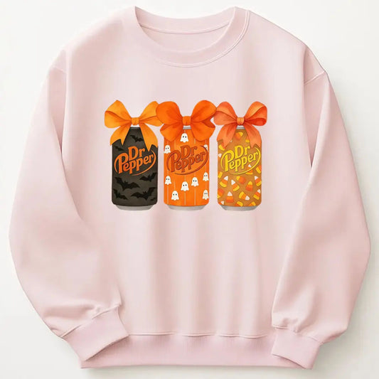 Dr Pepper Halloween Sweatshirt – Spooky Soda Graphic Crewneck-Pasimax