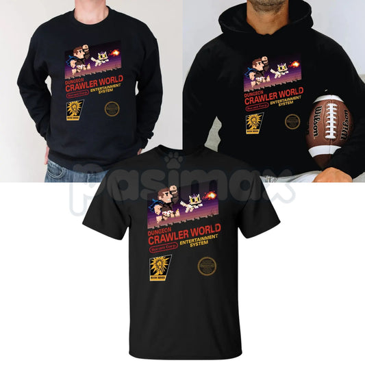 Dungeon Crawler World Shirt – DCC New Achievement Hoodie & Matt Dinniman Fan Gift Sweatshirt-Pasimax