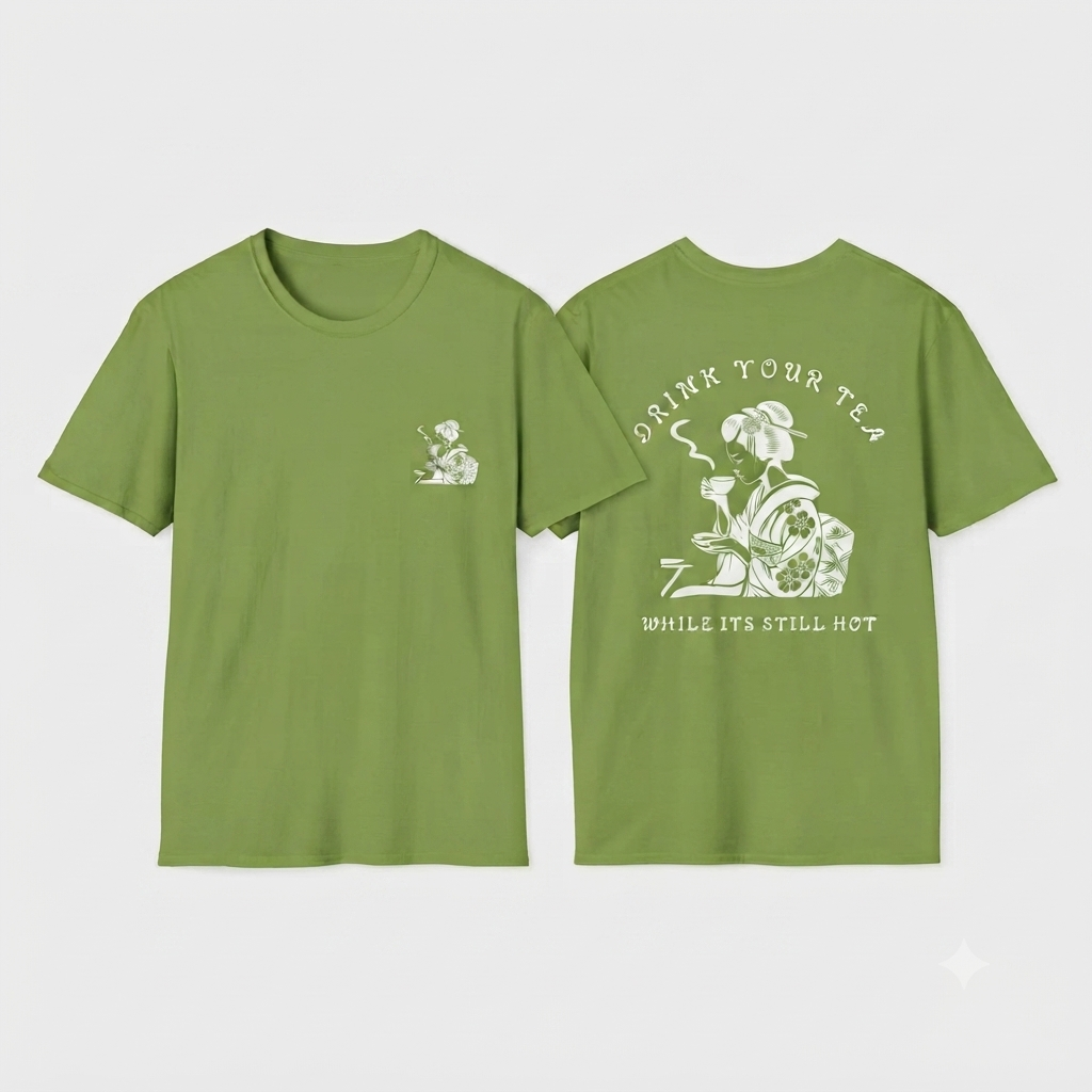 Dunk Low Matcha Yuto Horigome Drink Your Tea T-Shirt – Sneakerhead Skater Cotton Graphic Tee-Pasimax