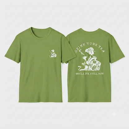 Dunk Low Matcha Yuto Horigome Drink Your Tea T-Shirt – Sneakerhead Skater Cotton Graphic Tee-Pasimax