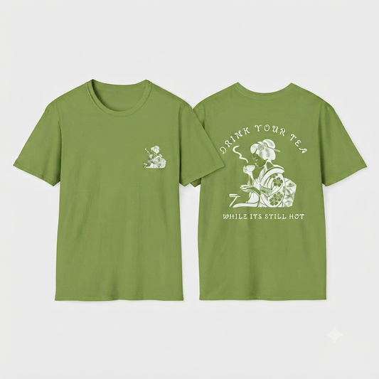 Dunk Low Matcha Yuto Horigome Drink Your Tea T-Shirt – Sneakerhead Skater Cotton Graphic Tee-Pasimax