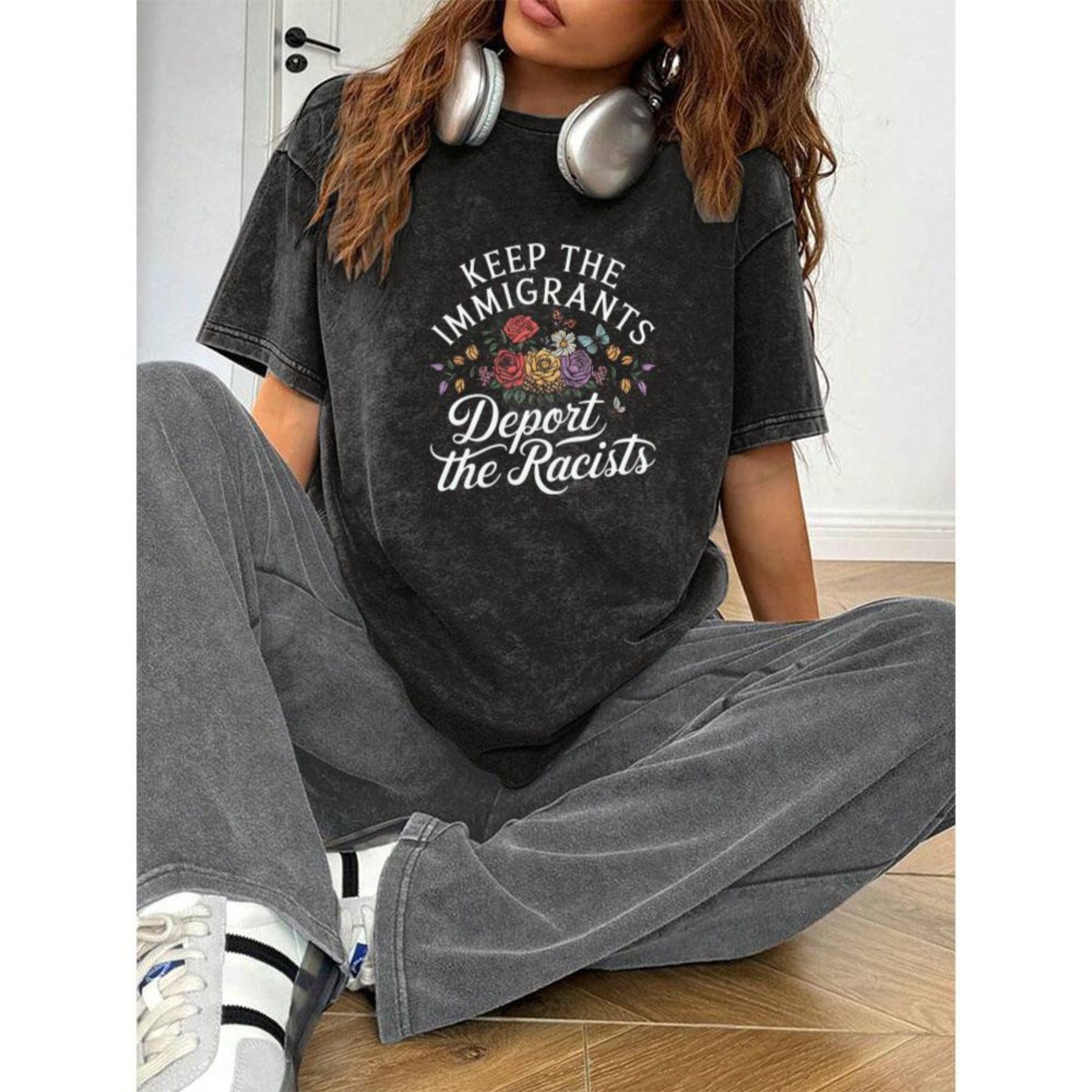 Dynamic Political Activism Tee - Stand for Change with Bold Graphic Design-Pasimax