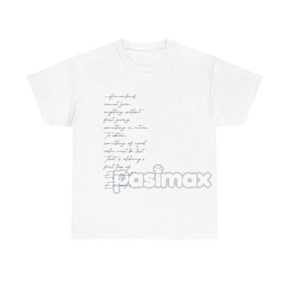 Edward Elric's "Equivalent Exchange" T-Shirt - Fullmetal Alchemist Brotherhood Apparel-Pasimax