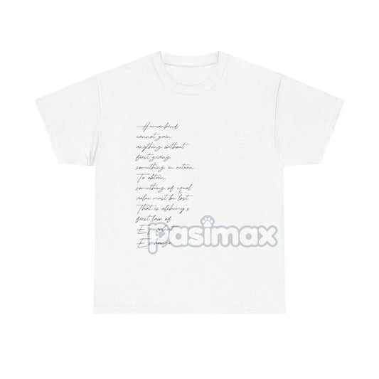 Edward Elric's "Equivalent Exchange" T-Shirt - Fullmetal Alchemist Brotherhood Apparel-Pasimax