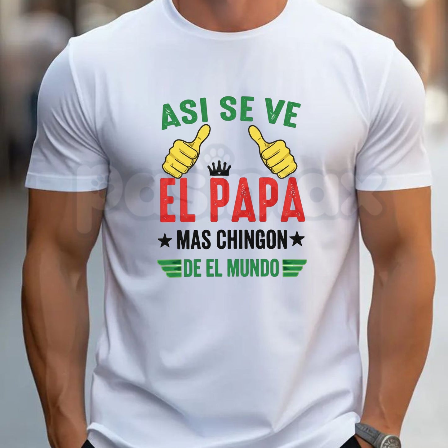 "El Papá" Father's Day T-Shirt – Funny Hispanic Dad Graphic Tee-Pasimax