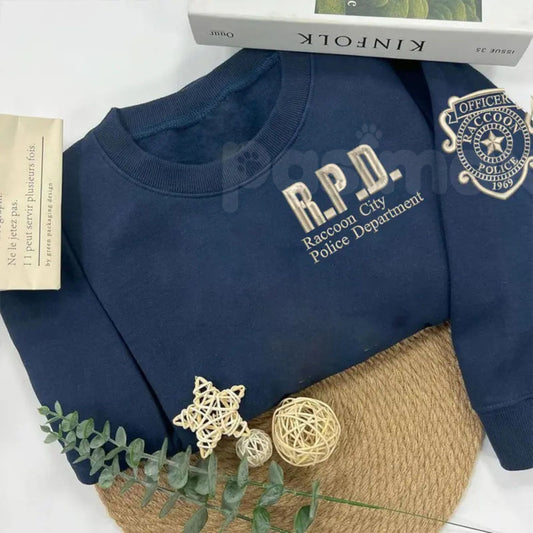 Elite S.T.A.R.S. Double Sided Embroidered Sweatshirt – Resident Evil R.P.D. Fan Gear-Pasimax