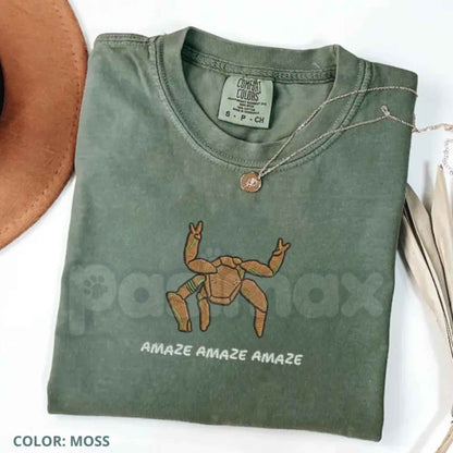 Embroidered Amaze Rocky Alien Comfort Colors T-Shirt – Project Hail Mary Sci-Fi Tee-Pasimax