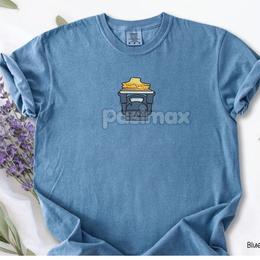 Embroidered Mini Pekka Pancake Comfort Colors T-Shirt – Funny Gaming Tee-Pasimax