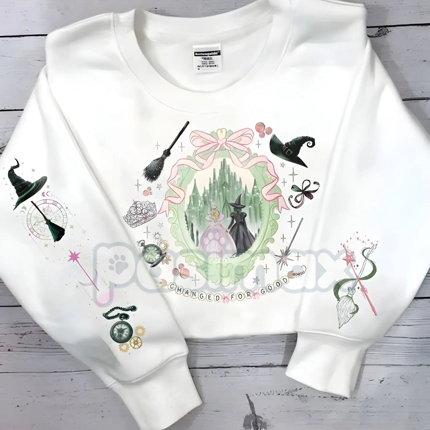 Enchanted Emerald Friendship Sweatshirt – Magical Best Friend Matching Crewneck-Pasimax