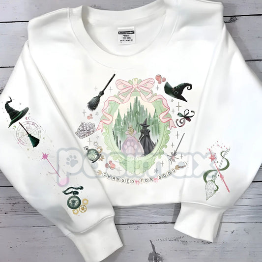 Enchanted Emerald Friendship Sweatshirt – Magical Best Friend Matching Crewneck-Pasimax