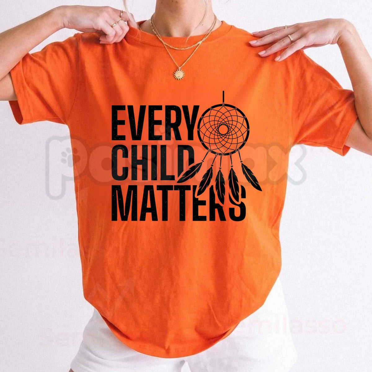 Every Child Matters Orange Shirt Day T-Shirt – Indigenous Awareness Unisex Tee-Pasimax 
