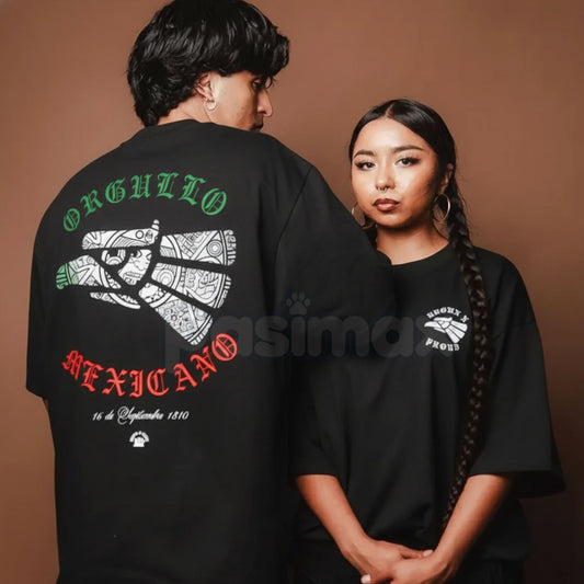 Exclusive ORGULLO MEXICANO T-Shirt - Mexican Pride Slogan Tee, Viva México Graphic, Unisex Heritage Apparel-Pasimax