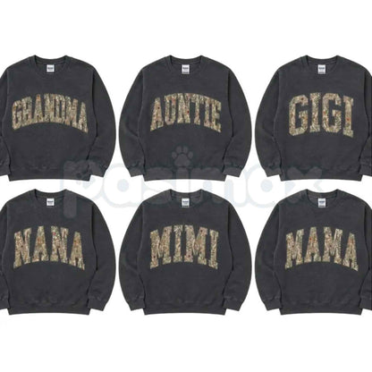 Floral Grandma Gigi Nana Mimi Mama Sweatshirt | Floral Family Crewneck-Pasimax
