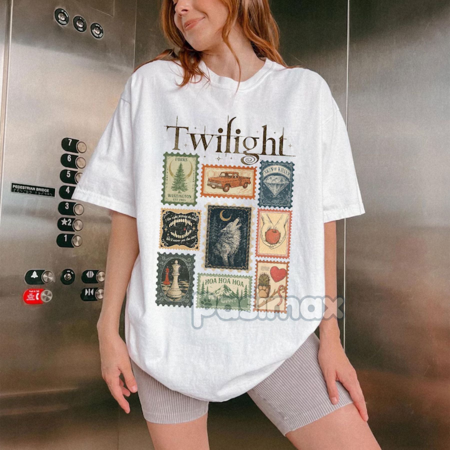 'Forks Washington' Inspired T-shirt – Twilight Fan Merch, Bookish Gift, 'Hoa Hoa Hoa Season' Tee, Team Jacob & Edward Apparel-Pasimax