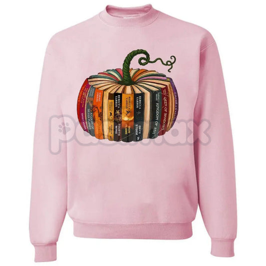 Fourth Wing Book Pumpkin Sweatshirt – Spooky Dragon Lover Reading Top-Pasimax