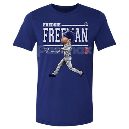 Freddie Freeman Cartoon T-Shirt - Los Angeles Baseball Graphic Tee, Funny Freeman LA Fan Apparel, Unisex MLB Gift-Pasimax