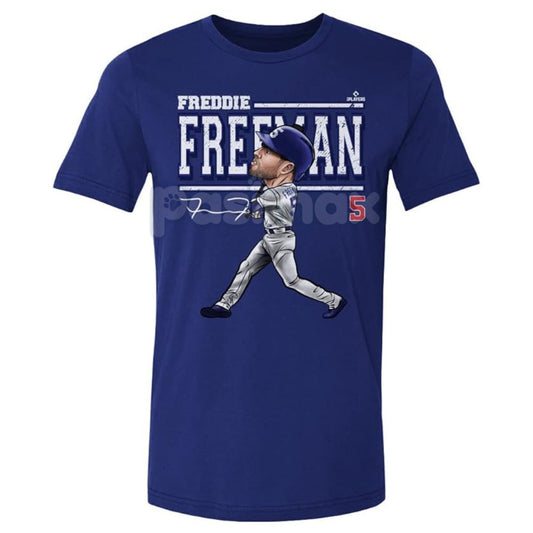 Freddie Freeman Cartoon T-Shirt - Los Angeles Baseball Graphic Tee, Funny Freeman LA Fan Apparel, Unisex MLB Gift-Pasimax