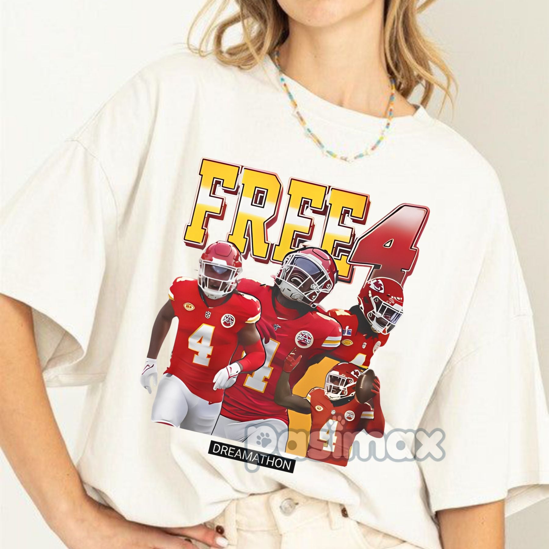Free 4 Dreamathon T-Shirt - Inspirational Support Apparel, Community Tee-Pasimax
