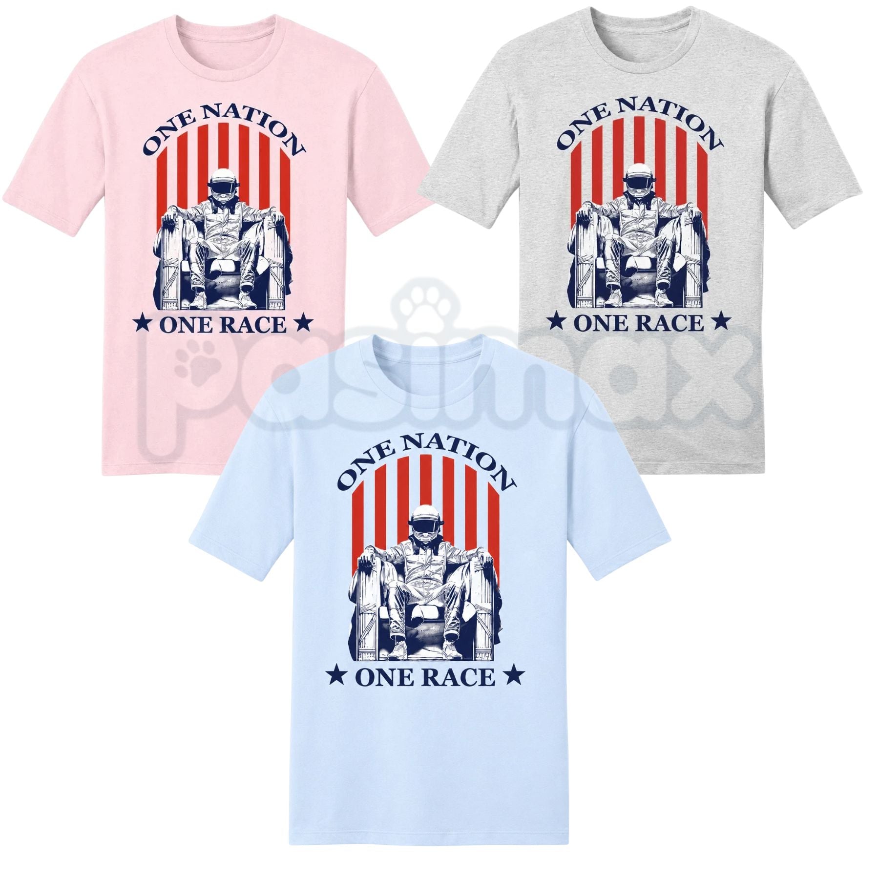 Freedom 250 Grand Prix T-Shirt – One Nation One Race July 4th Tee-Pasimax