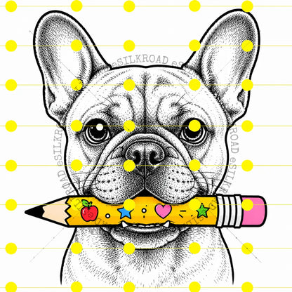 Comfort Colors® Dog Breeds Back-to-School T-Shirt – Retro First Day of School Pet Lover Graphic Tee, Vintage Educator Unisex Top