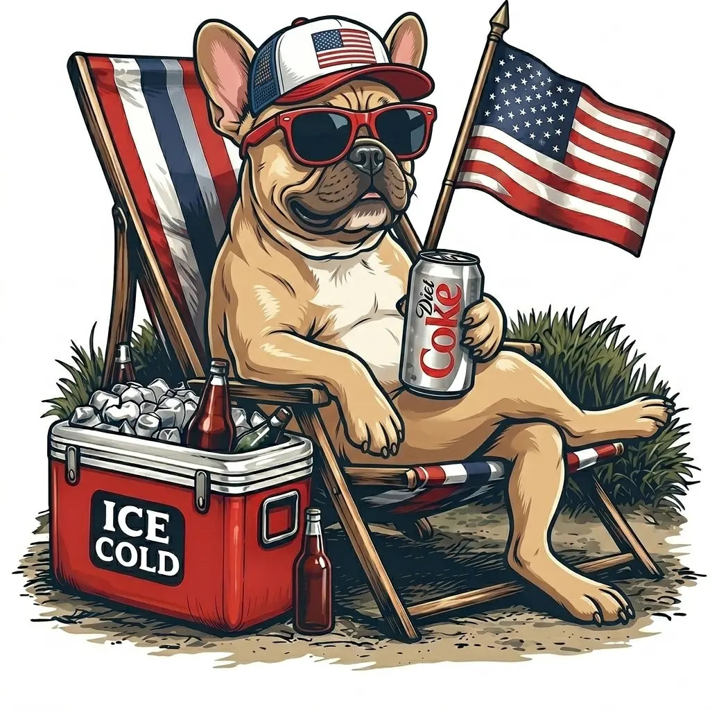 Comfort Colors® 50+ Dog Funny 4th of July T-Shirt – Retro Labrador Retriever Diet Coke Graphic Tee, Patriotic Animal Meme Shirt, Vintage USA Dog Lover Top