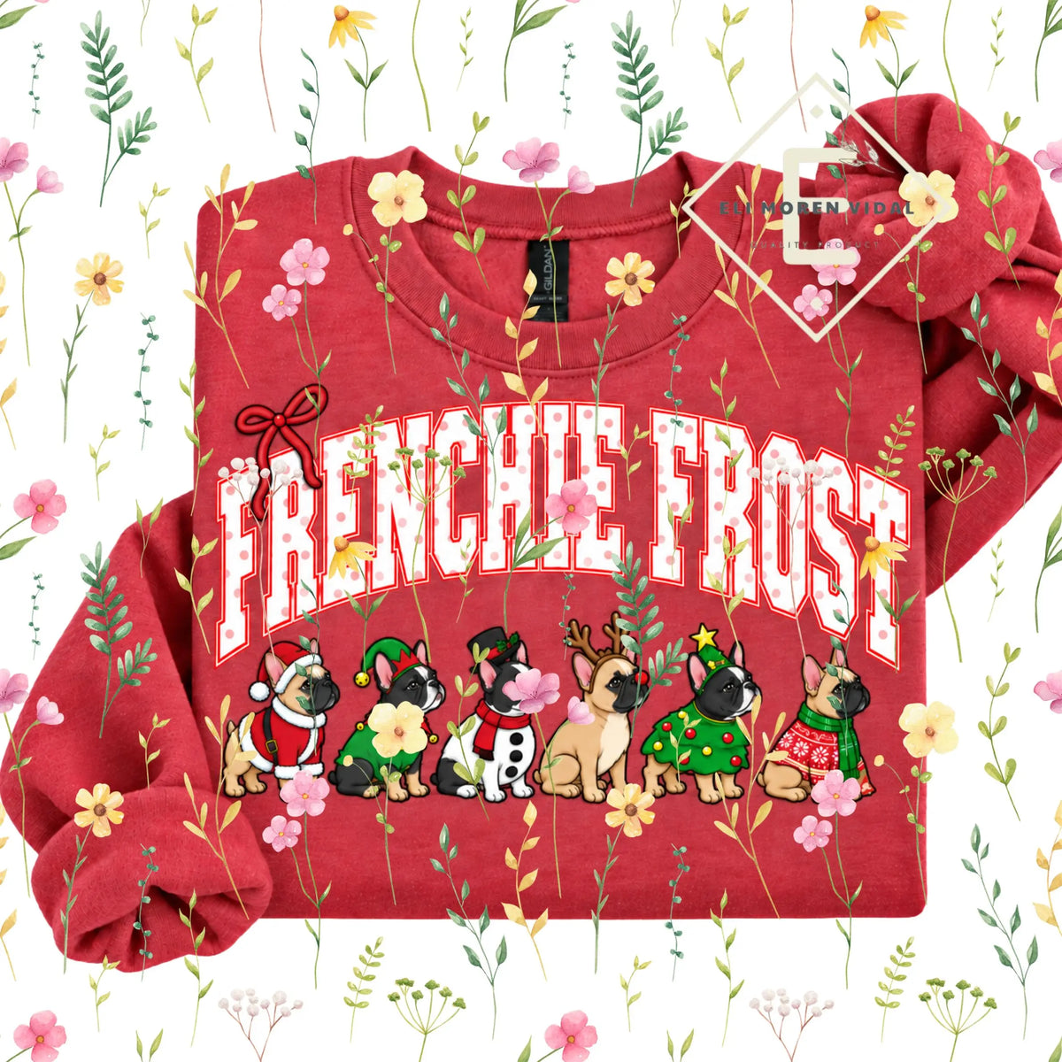 Christmas 30+ Dog Breed Sweatshirt | Merry Dogmas Holly Xmas Crewneck