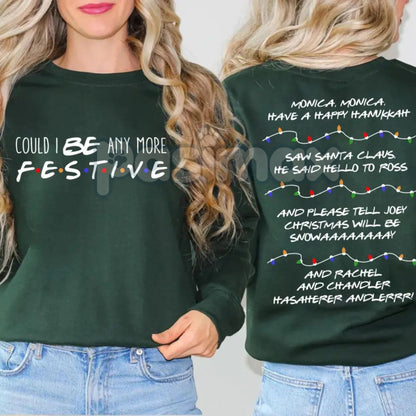 Friends Christmas Sweatshirt – Retro TV Show Holiday Crewneck – The One With The Christmas Tree-Pasimax