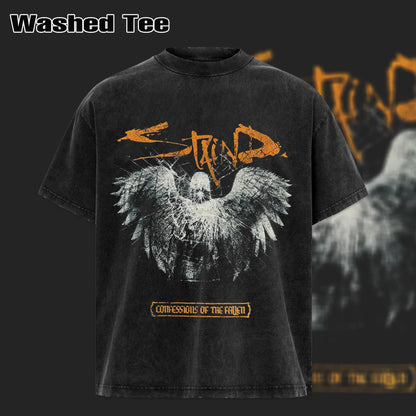 Retro Staind Break The Cycle Band T-Shirt – Nu-Metal Rock Graphic Tee, Vintage Washed Heavy Alternative Cotton Tour Top, Grunge Music Merch