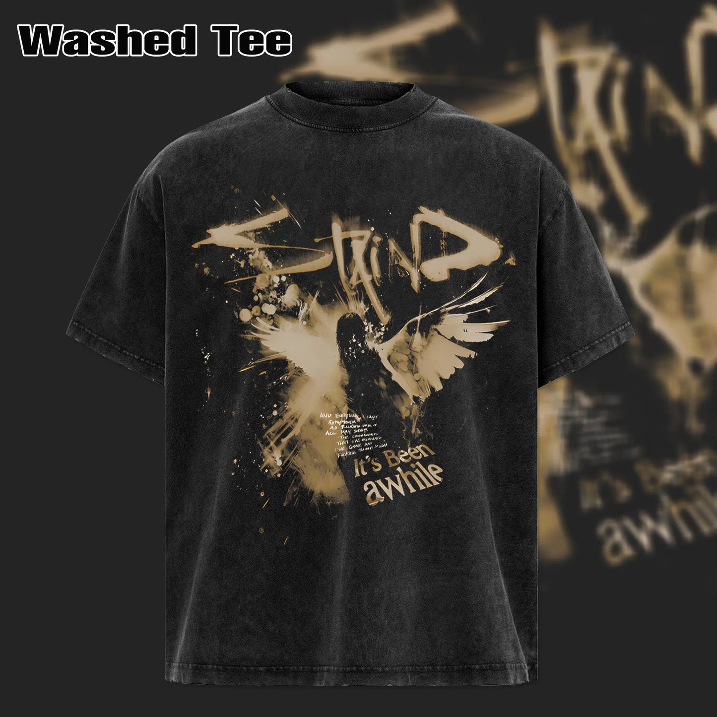 Retro Staind Break The Cycle Band T-Shirt – Nu-Metal Rock Graphic Tee, Vintage Washed Heavy Alternative Cotton Tour Top, Grunge Music Merch