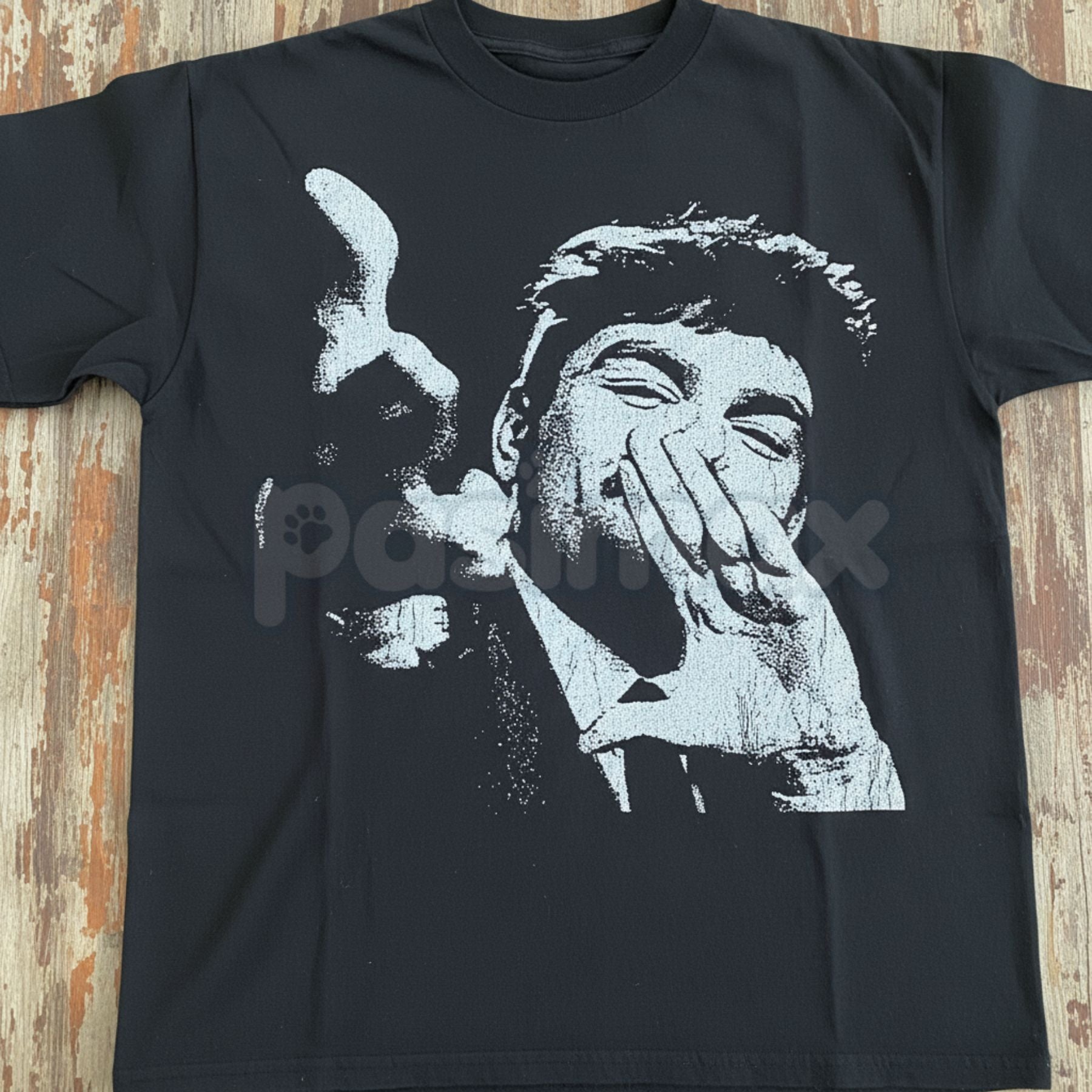 Fuentes Wanghaf Concept T-Shirt - Avant-Garde Unisex Streetwear, Minimalist Slogan Tee, Exclusive Modern Apparel Gift-Pasimax