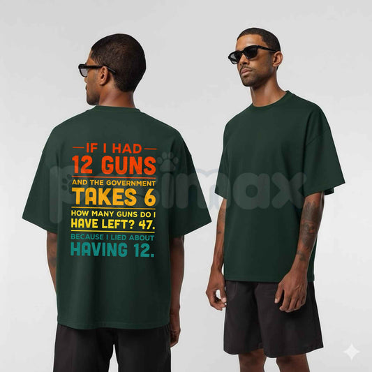 Funny 2nd Amendment Math Joke T-Shirt – Patriotic Gun Rights Unisex Cotton Graphic Tee-Pasimax