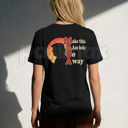 Funny Anti MAGA T-Shirt – Retro Vintage Political Satire Graphic Tee-Pasimax