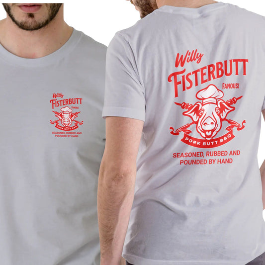 Funny BBQ "Pork Butt" T-shirt - Grilling Humor Apparel, Casual Cookout Tee-Pasimax