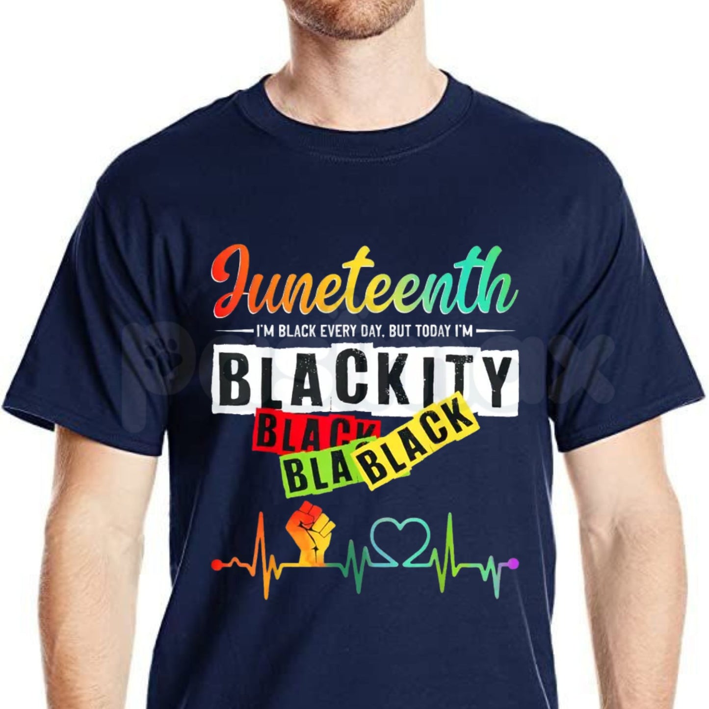 Funny "Blackity Black" Juneteenth T-Shirt – Unapologetic Black History Freedom Celebration Novelty Graphic Tee-Pasimax