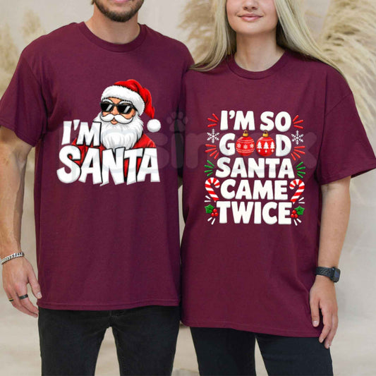 Funny Christmas Matching Unisex T-Shirt – Holiday Party Family Group Tee-Pasimax