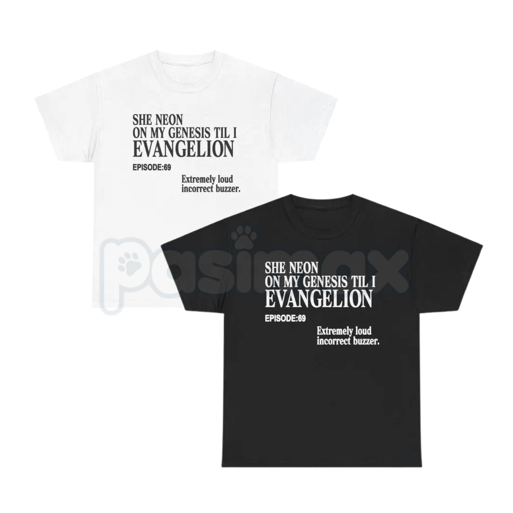 Funny Evangelion Meme T-Shirt - Cursed Anime Irony Graphic Tee, Shinji Get In The Robot Shirt, Retro 90s Mecha Parody Top, Premium Heavyweight Otaku Humor Apparel, Neon Genesis Meme Aesthetic Shirt-Pasimax