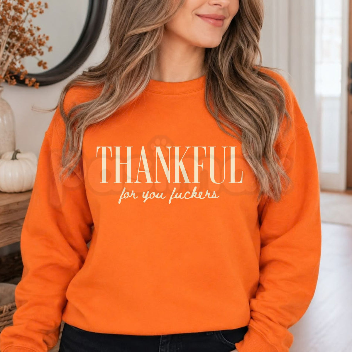 Funny Friendsgiving Thanksgiving Sweatshirt | Retro Turkey Day Graphic Crewneck-Pasimax