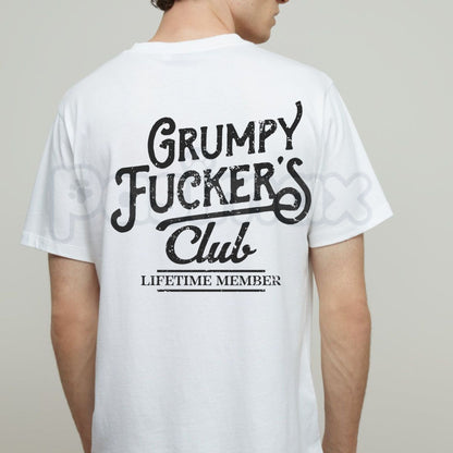 Funny "Grumpy F*ckers Club" T-Shirt – Sarcastic Graphic Novelty Humor Tee-Pasimax