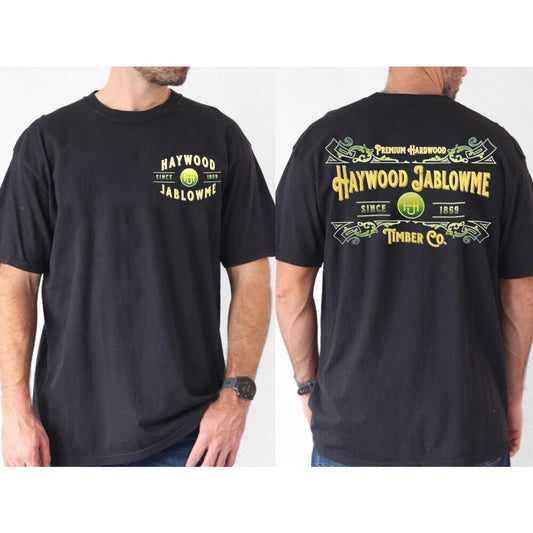 Funny "Haywood Jablowme Timber Co" T-Shirt - Premium Hardwood Tee, Humorous Lumber Lover Apparel-Pasimax