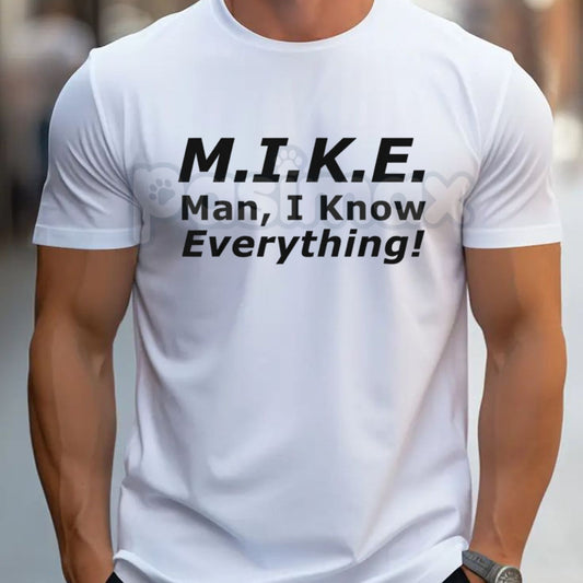 Funny "I Know Everything" T-Shirt – Sarcastic Expert Graphic Tee-Pasimax
