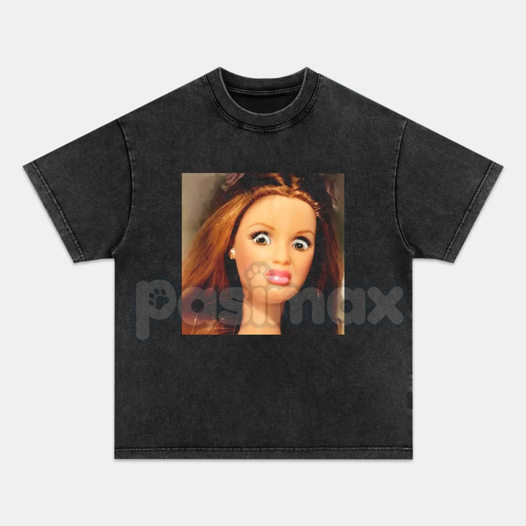 Funny Meme Printed Design T-Shirt – Unisex Oversized Crewneck Tee, Cotton Streetwear-Pasimax