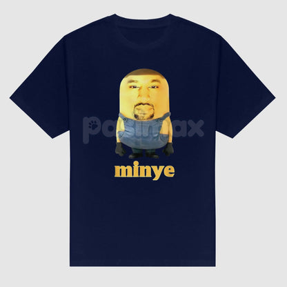 "Funny Minye" Cartoon Graphic Tee - Hip Hop Streetwear T-Shirt, Unisex Humor Top for Women & Men-Pasimax