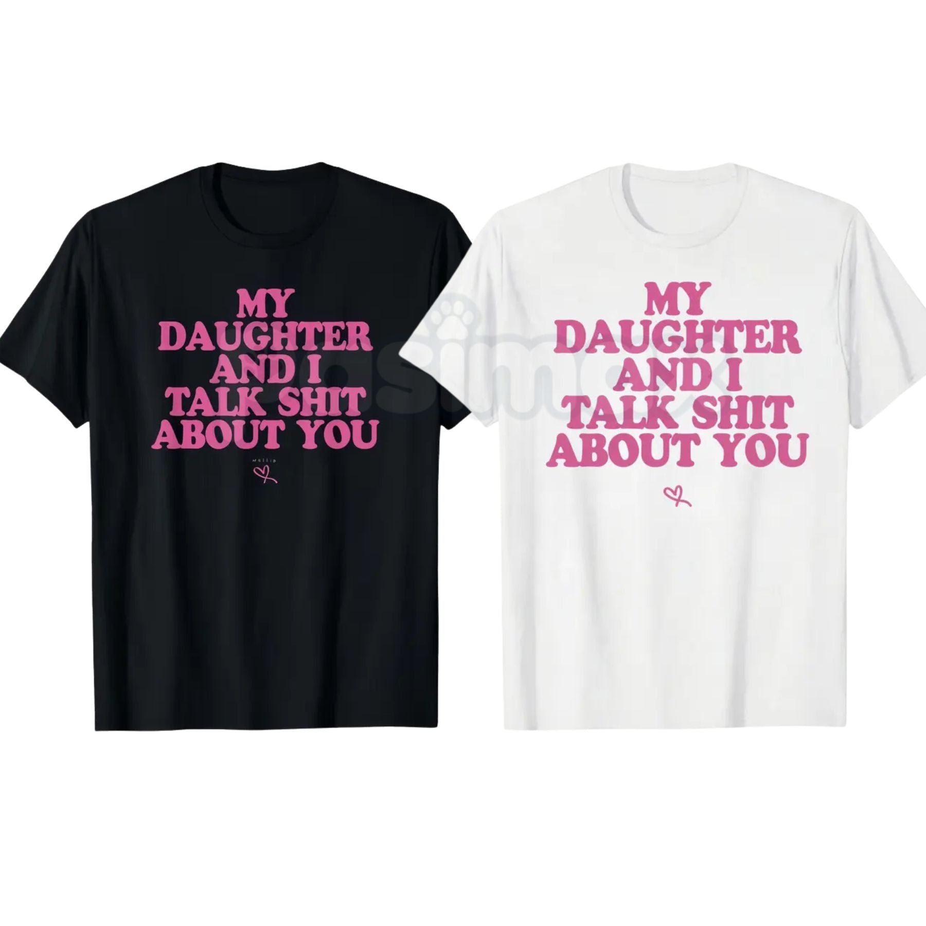 Funny "My Daughter And I Talk About You" T-Shirt – Sarcastic Protective Dad Novelty Quote Graphic Tee-Pasimax
