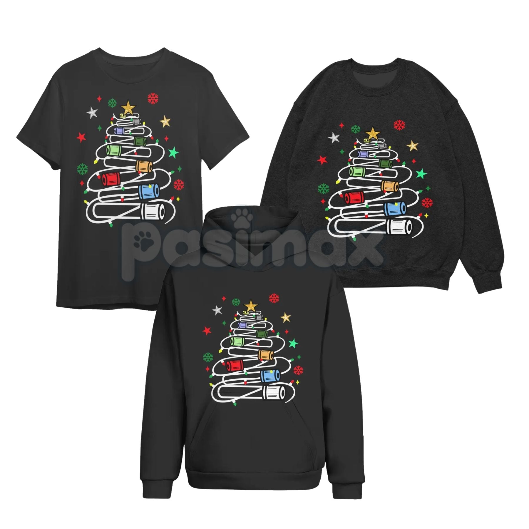 Funny Phlebotomy Christmas T-Shirt – Blood Draw Humor Holiday Graphic Tee, Sweatshirt & Hoodie-Pasimax
