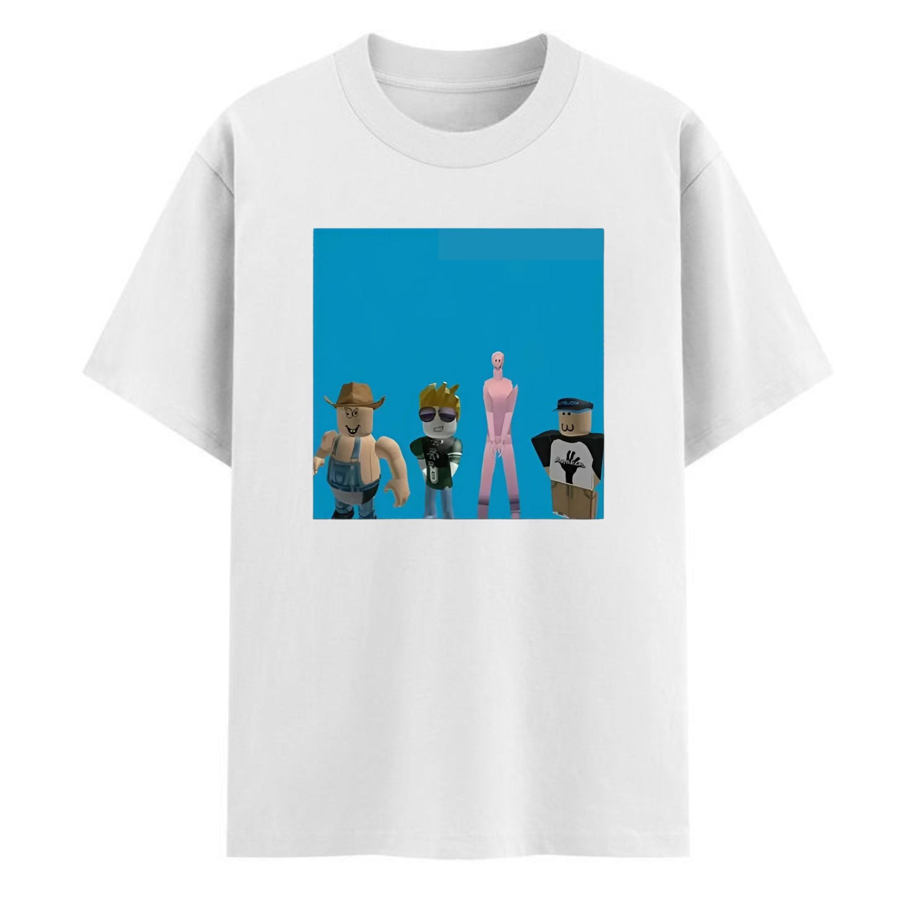 Funny Roblox T-Shirt - Fashion Cotton Gaming Tee, Unisex Style for Men & Women-Pasimax