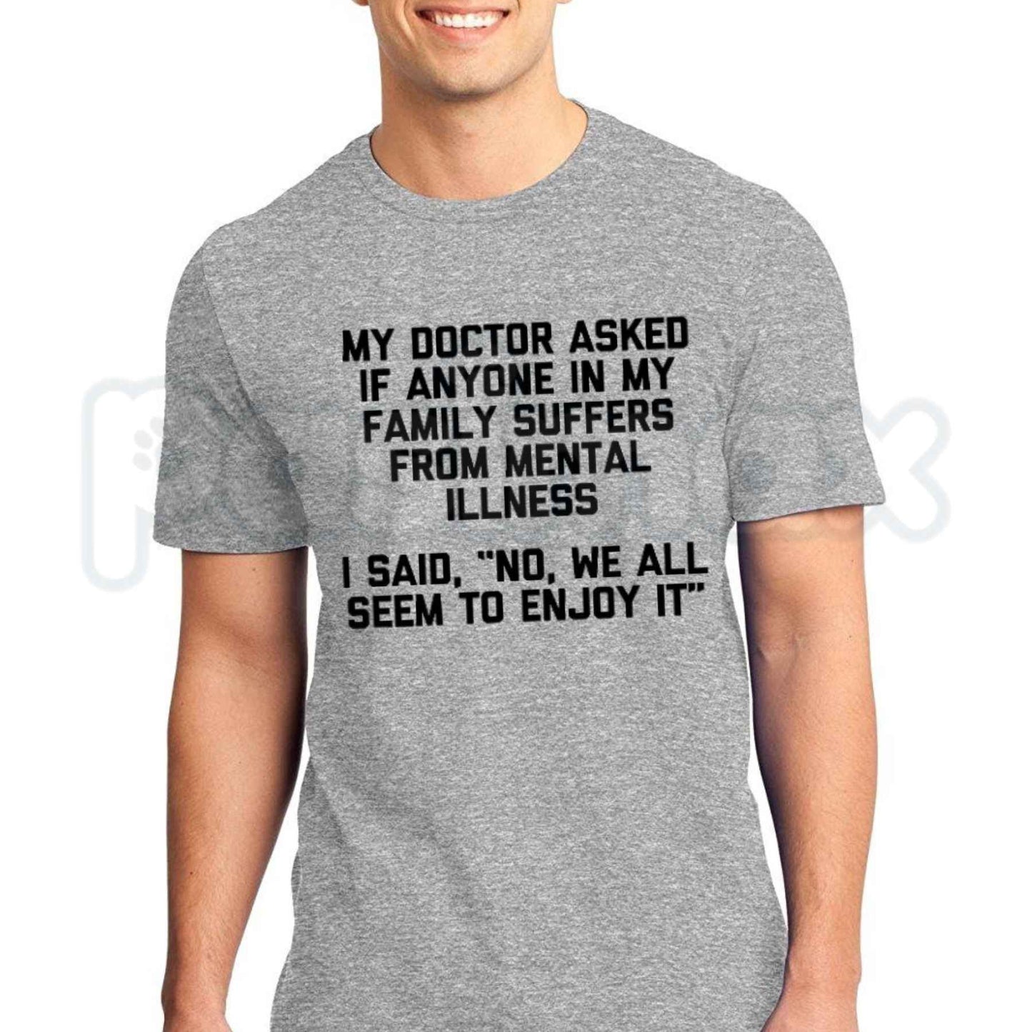 Funny Sarcastic Family Humor Quote T-Shirt – We All Enjoy It Unisex Cotton Graphic Tee-Pasimax