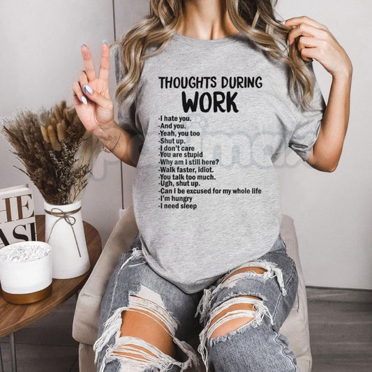 Funny Sarcastic "I Hate Work" T-Shirt - Humorous Anti-Work Graphic Tee, Premium 100% Cotton Corporate Satire Top, Witty Sarcastic Office Humor Shirt, Casual Shortsleeve Employee Gift, Soft Lived-In Relatable Workday Apparel-Pasimax